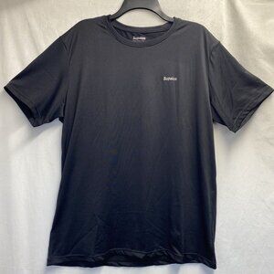 Supaico Activewear Workout Gym Crew-Neck Short Sleeve T-Shirt Men XL Black NWOT